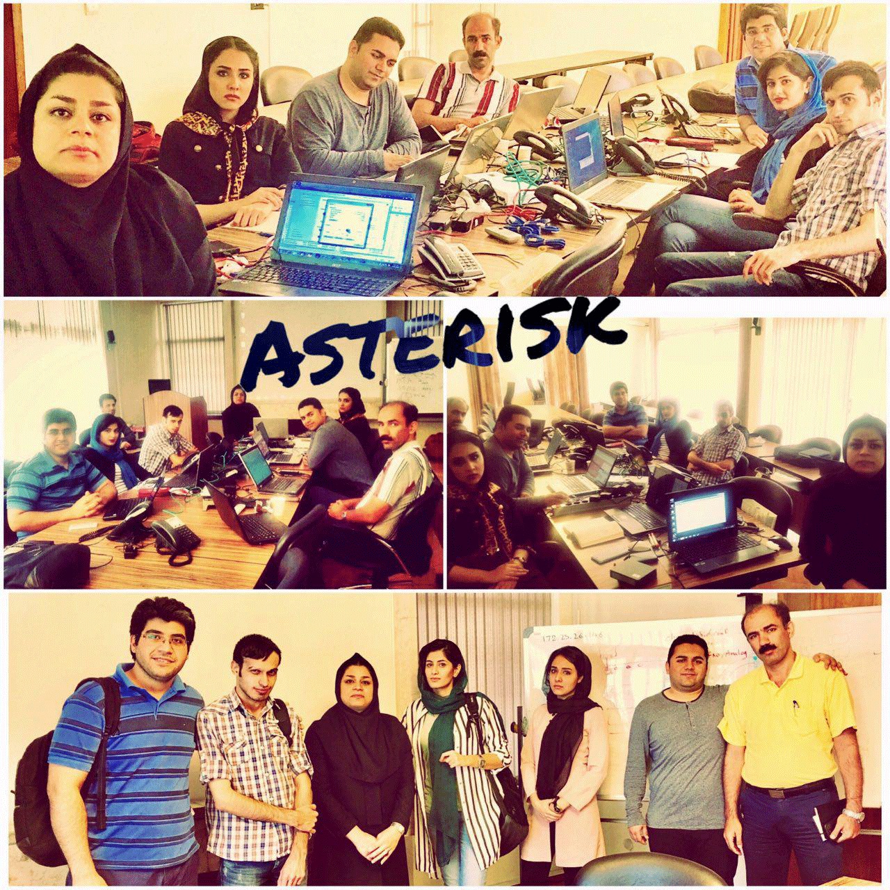 دوره آموزشی مقدماتی استریسک ASTERISK BASIC نوران برگزار شد