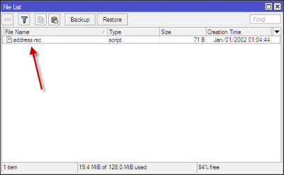 چگونه فایل بکاپ را در میکروتیک Export کنید