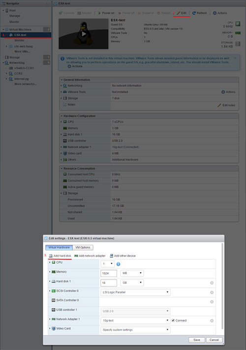 مراحل نصب قدم به قدم CHR روی ESXi 6.5
