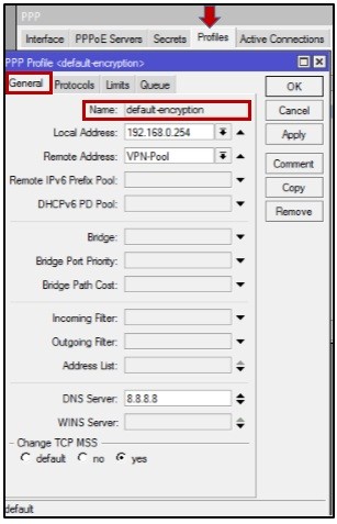 VPN PPTP را روی میکروتیک پیاده سازی کنید